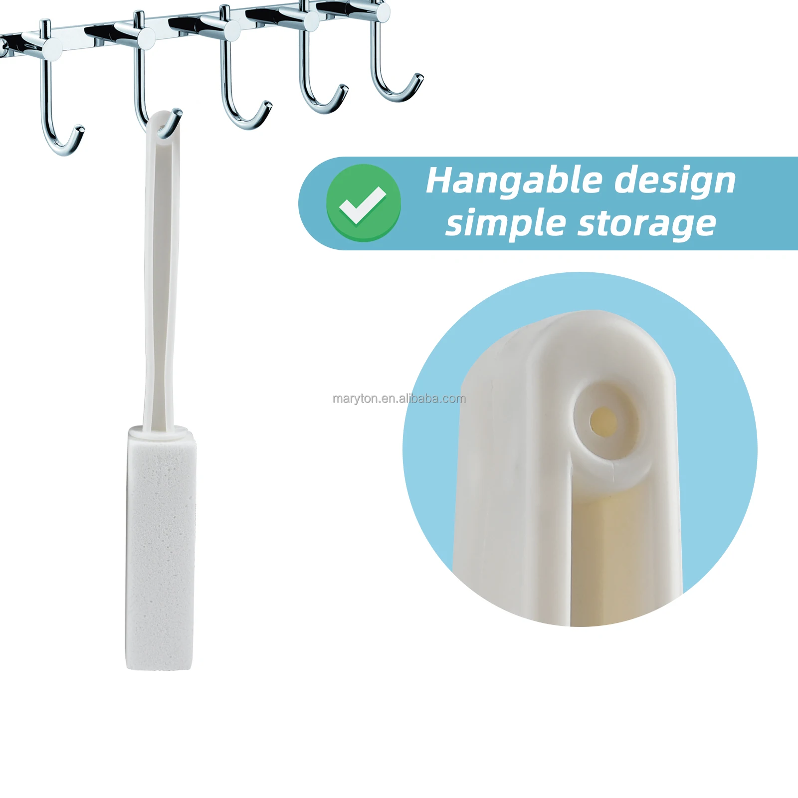 Environmentally Friendly Durable Practical Toilet Tile Toilet Cleaner Cleaning Tool Pumice Toilet Brush