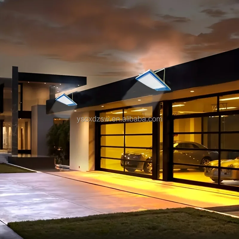 Solar Projector Lens Highlights Household Lighting Outdoor Courtyard Dark Automatic Lighting Street Lights