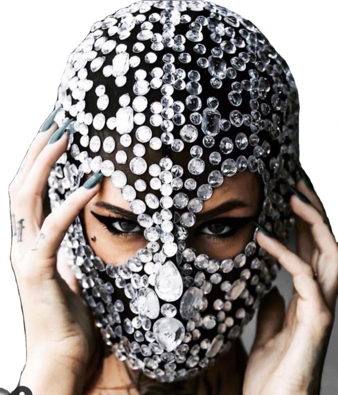 Полный алмазной маски сексуальные женские сексуальные костюмы косплей костюмы для женских накидок Cl