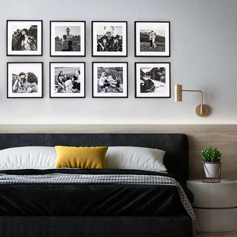 Custom Home Light Picture Frame Plastic Photo Frame DIY Creative For Collage Wall Decoration Frames Photo Albums Accessories