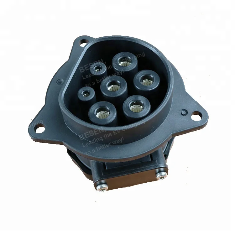 
 16A Type2 EV зарядное устройство гнездо 3 точки фиксации для электромобиля зарядная станция  