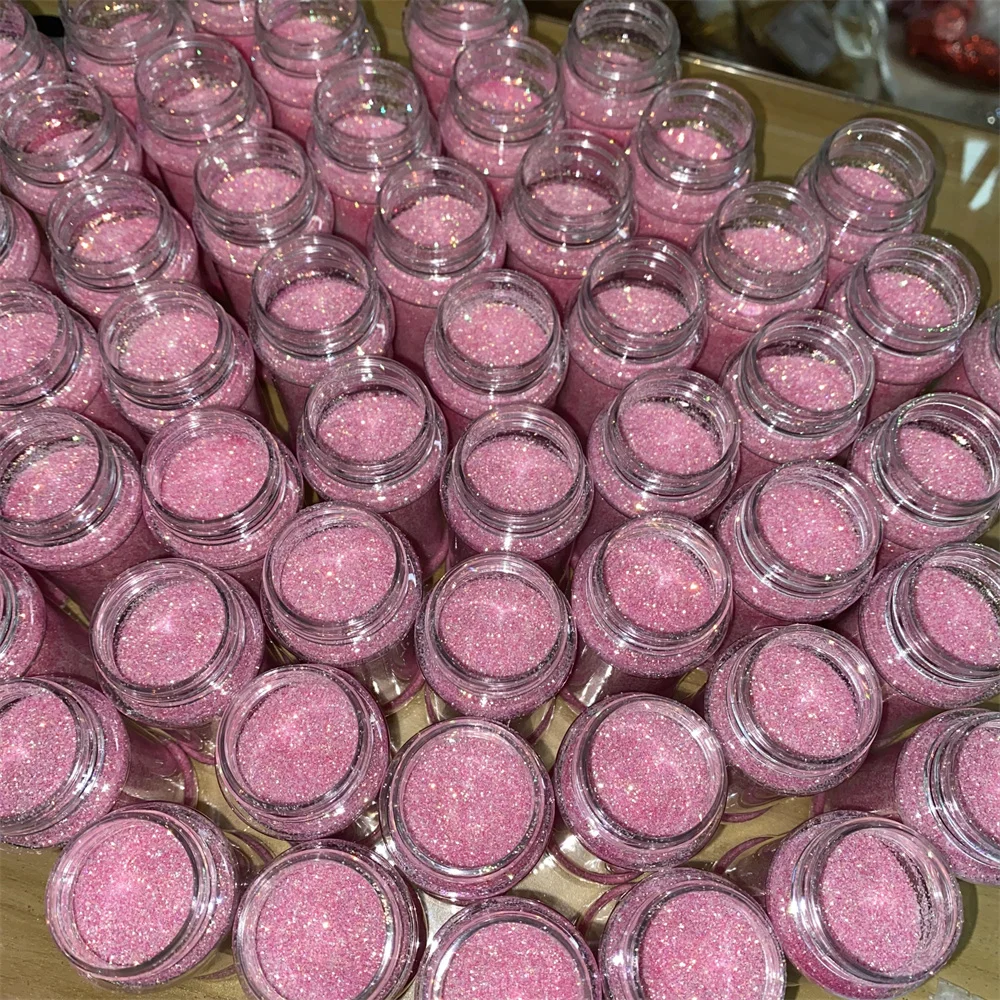 2oz shakers glitters container jars mixed Hexagon Nail Decoration Pastel Glitter Powder for nail art sequins resin craft