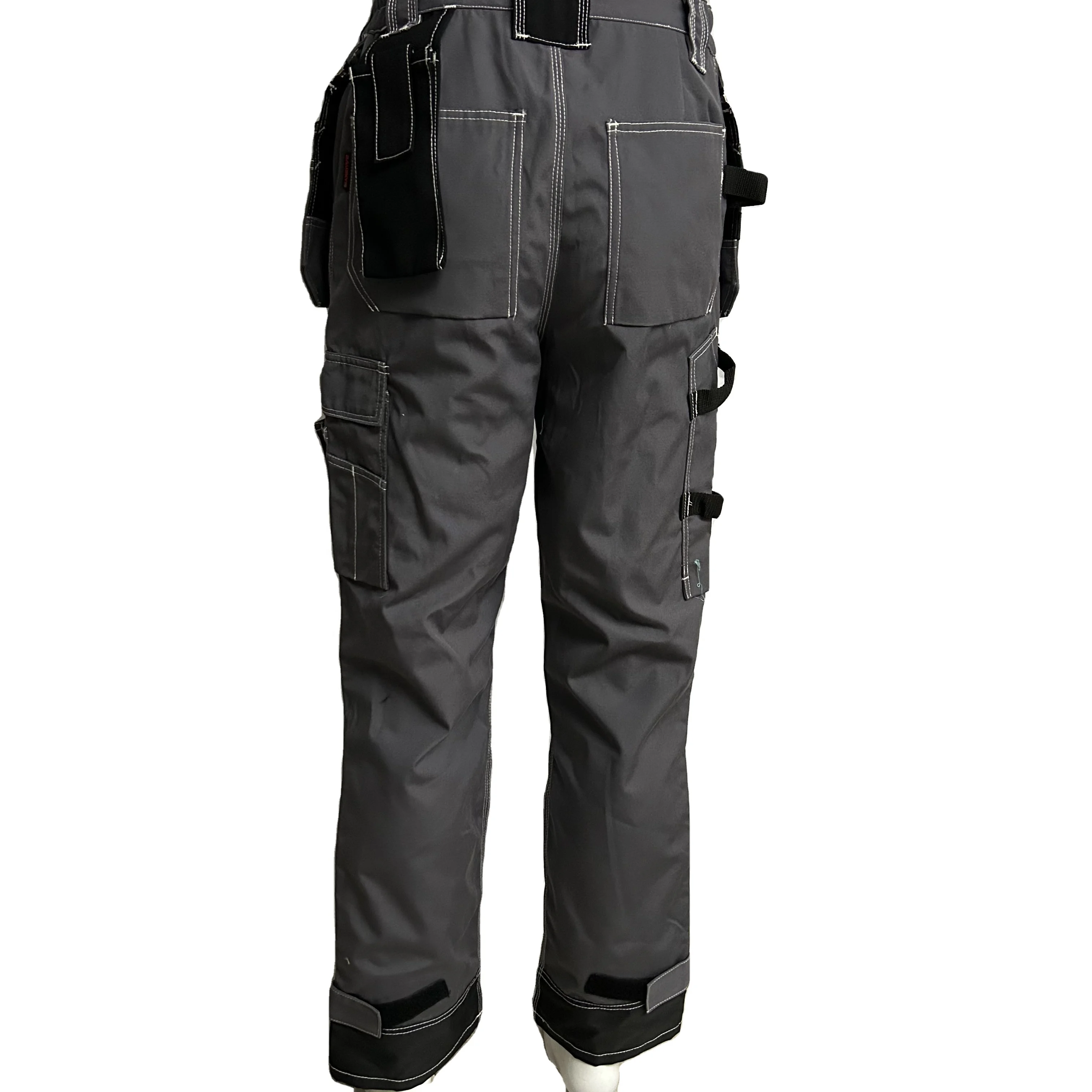 Heavy Duty Durable Workshop Uniform Utility Pants 65/35 Poly/Cotton Multi Pockets Work Trousers Customized Cargo Pants For Men