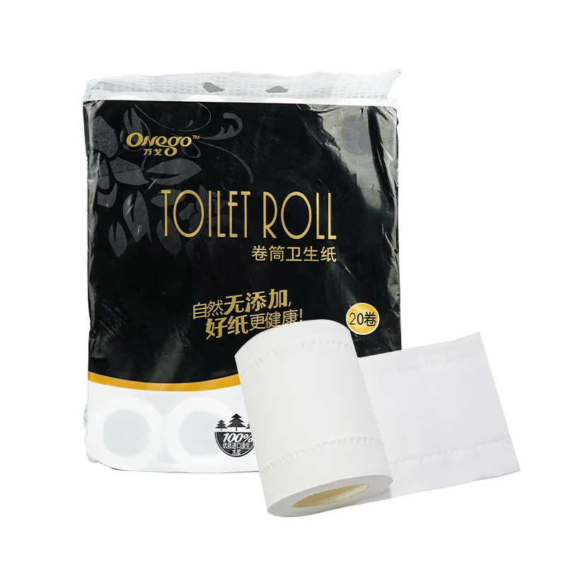 Wholesale Price Raw Material Paper Towel Rolls Recycle Pulp Embossed Soft Toilet Tissue