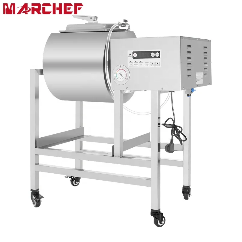 CE Free standing electric automatic swelling meat marinating vacuum pickling machine