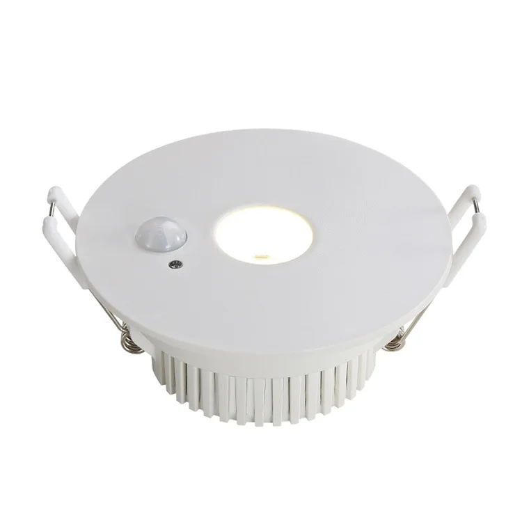 Infrared Sensor LED Downlight Retrofit PIR Motion Sensor Energy Efficient Indoor Ceiling Lighting Fixture for aisle hallway