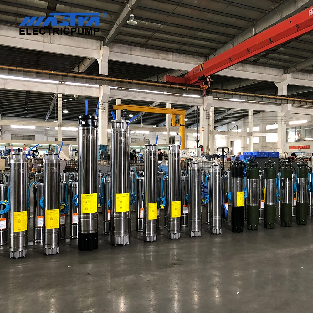 High quality deep bore well 8 inch water cooling mastra submersible pump motor