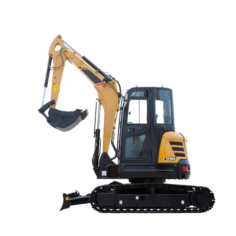 High quality SY50U HOT original excavator 5ton Mini Excavator with high work efficiency and low price