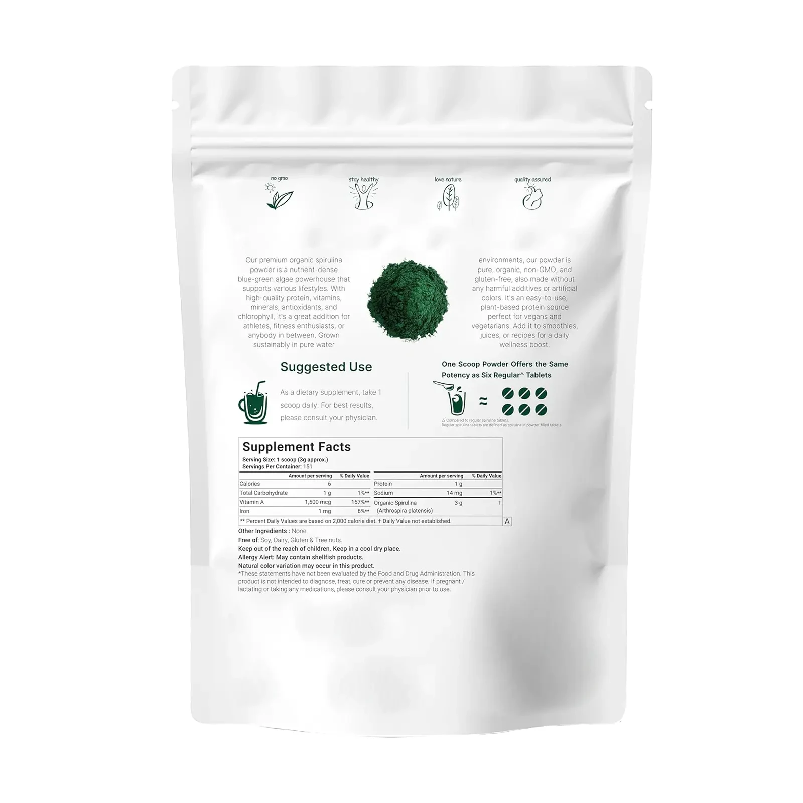 Оптовая продажа порошок OEM Spirulina добавляющий белок и витамины сырые контейнеры спирулины минералы органический
