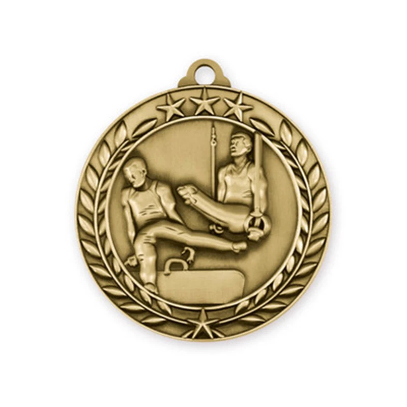 Factory Manufacturer Cheap Zinc Alloy Custom Medal Gymnastics Competition Medal