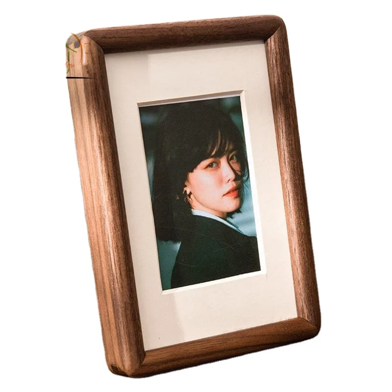 cadre mural creative picture frame decoration Hot selling Frames picture  sided glass  frame wooden photo