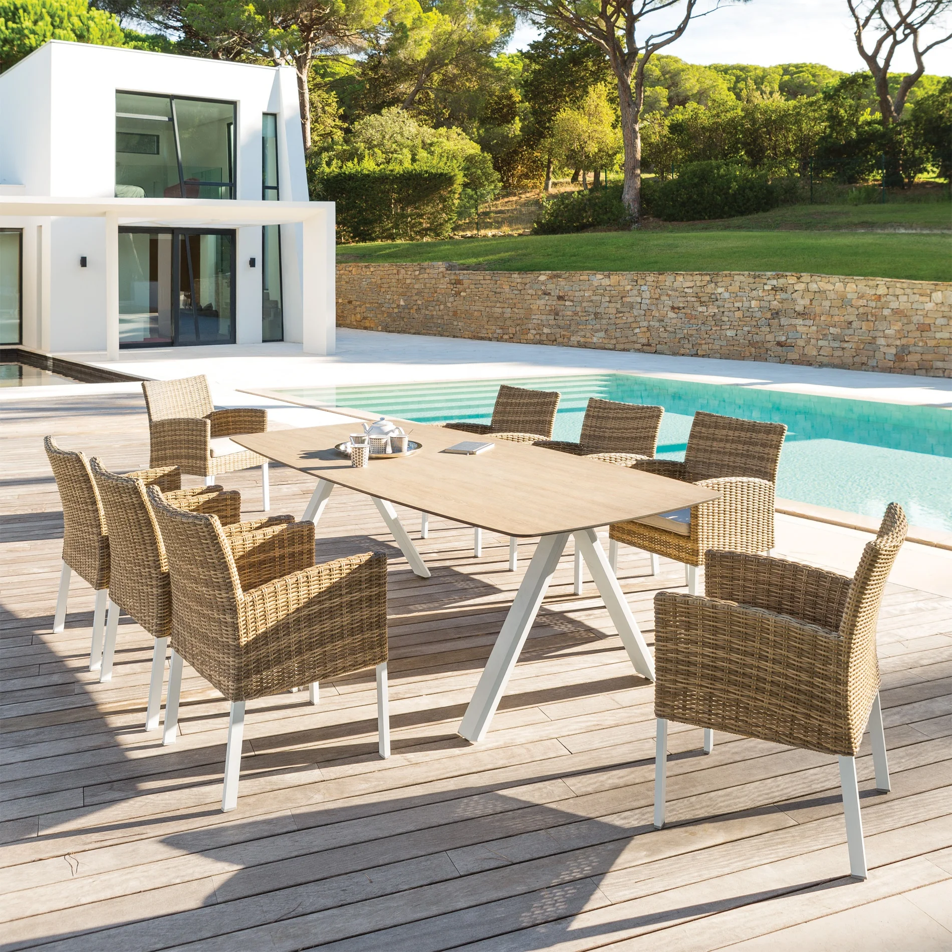 weatherproof marble stone color 12mm outdoor hpl table top 600*600mm 700*700mm