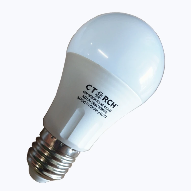 CTORCH New Modle Diamond-Star Series100-240V A60 9W Indoor Lighting Led Bulb With E27/B22 Base