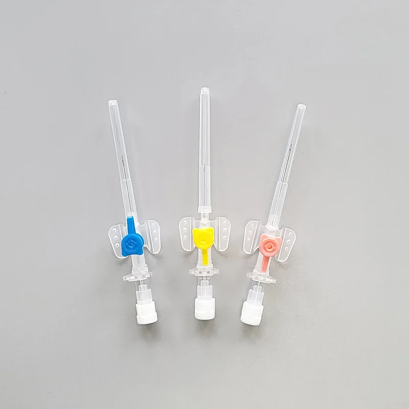Sterile IV Cannula With Heparin Cap Disposable Butterfly IV Cannula Intravenous Injection Catheter Veterinary Consumables