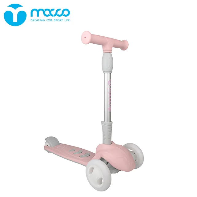 High quality adjustable children three wheel scooter- Ice-cream scooter-pink