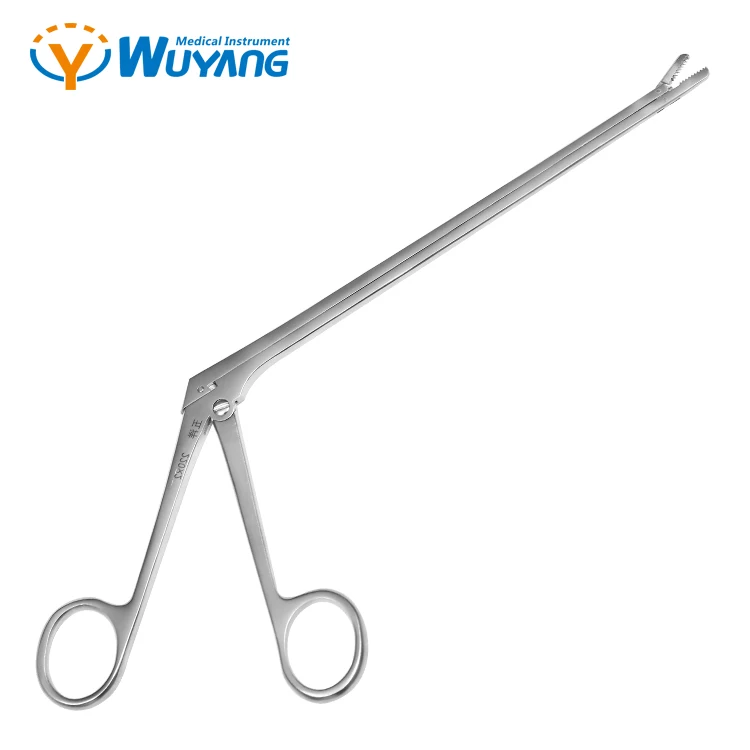Nucleus pulposus clamps straight with teeth ring type Orthopedic surgical