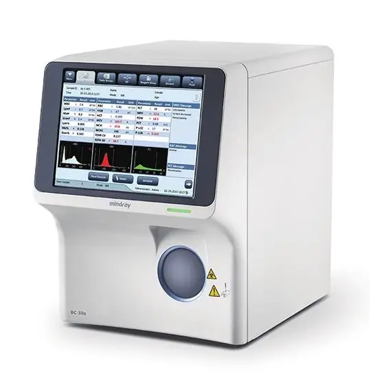 Hematology Analyzer BC30S Original BC-30S CBC Machine BC 30S Hematology Analyzer 3 Part Ready to Ship Russia Spanish