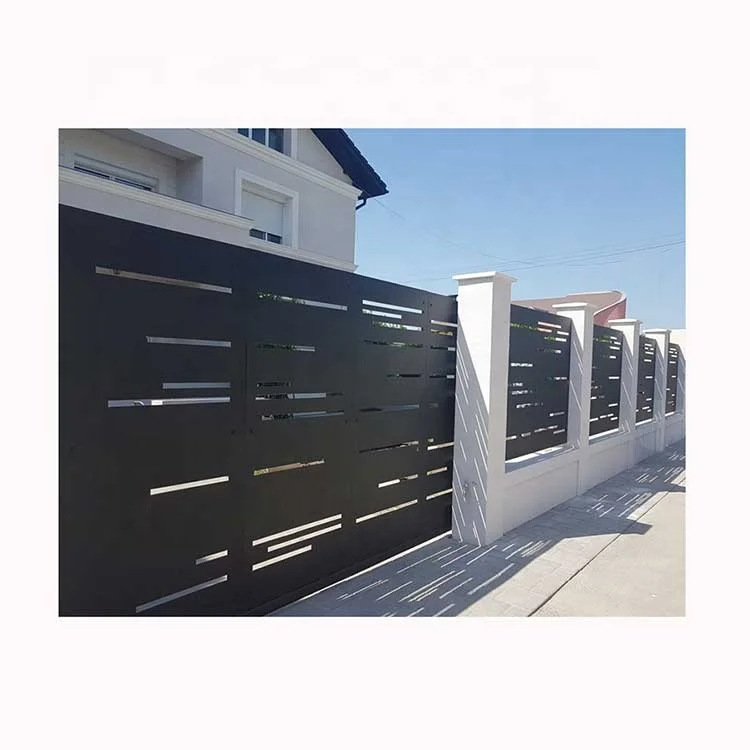 Customized Laser Cut Aluminum Panel And Gate Modern Aluminium Panel Gate Design