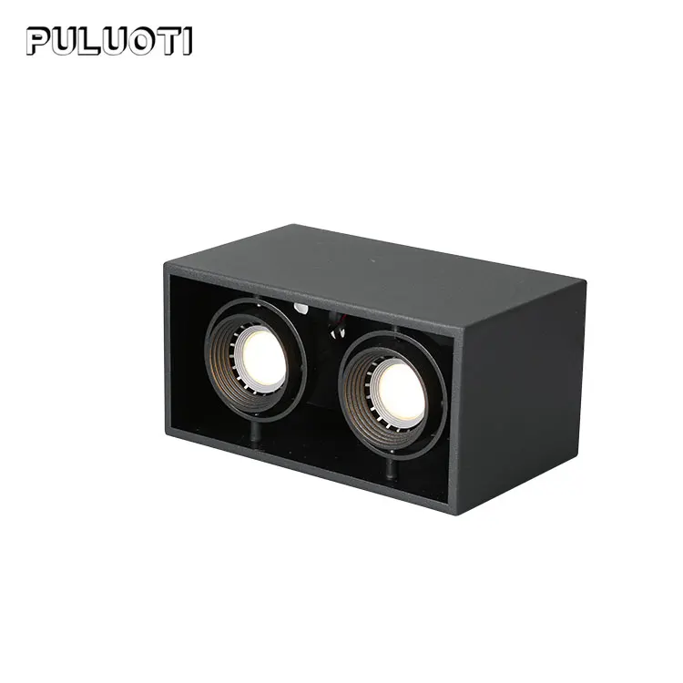 PULUOTI высокопроизводительный алюминиевый несколько лазерных головок Бесплатный разборки с регулируемым углом наклона 3 Вт 5 8 10 светодиодный spotlamp