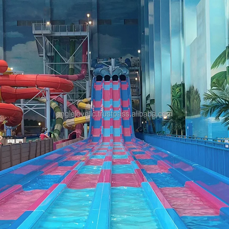 Outdoor Aqua Park Water Park Slide Fiberglass Water Slide Swimming Pool Slides for Kids and Adults