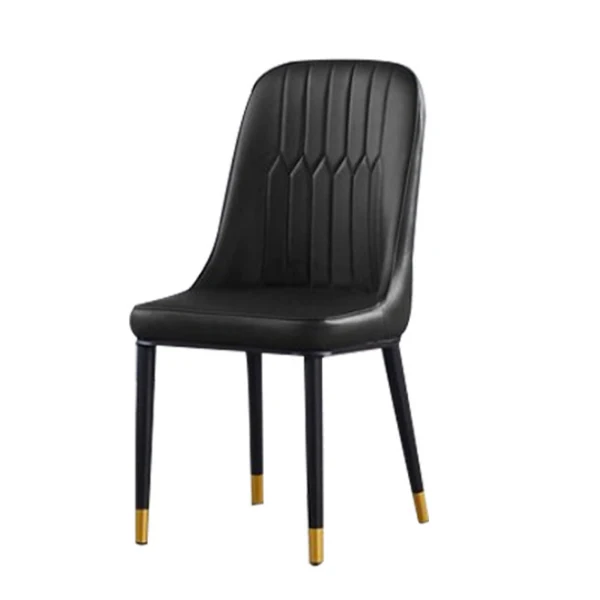 Home Living Room Restaurant Silla Pu/leather Dining Chair With Metal Leg