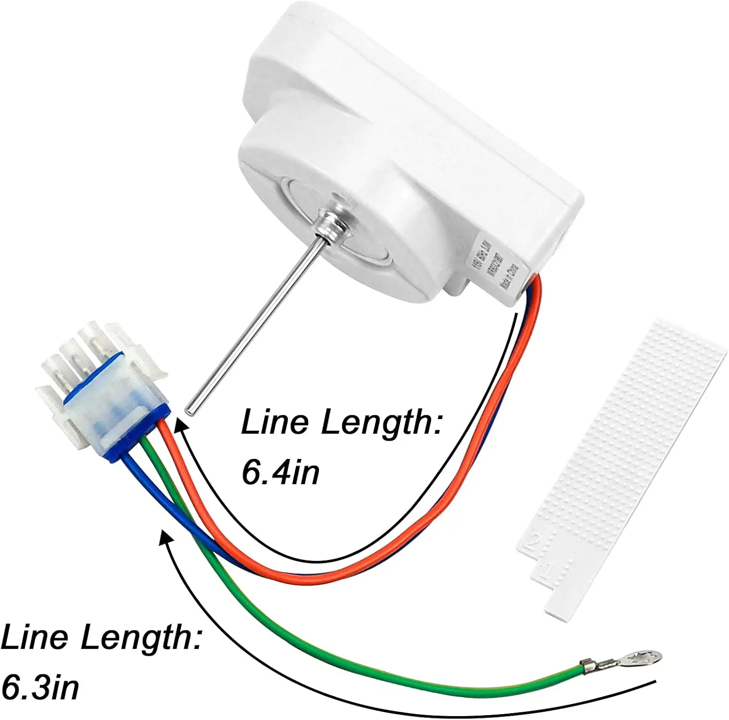 WR60X21887 Refrigerator Evaporator Fan Motor r - Replaces WR60X10137 WR60X10054 WR60X10189 WR60X10240 WR60X24645