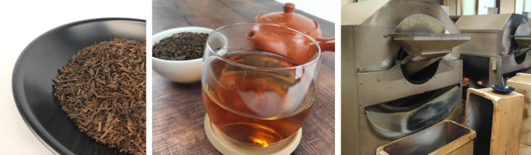 Здоровый органический порошок зеленого чая от производителя hojicha brands Japan