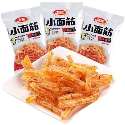 Weilong spicy strip small gluten net red foodies hunger after 90 childhood nostalgic snacks snack small package