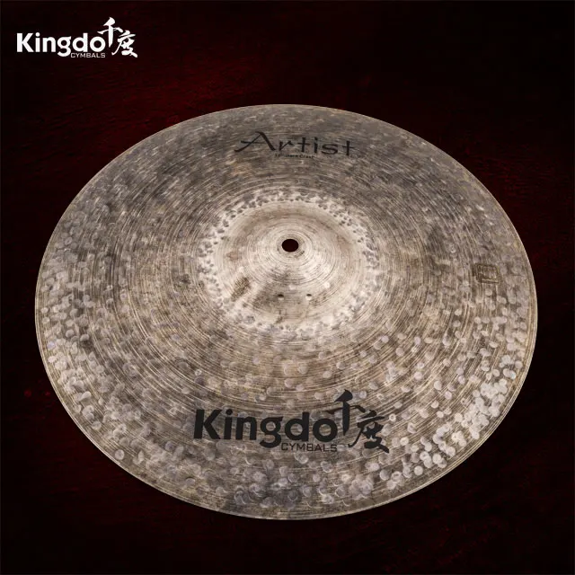 KINGDO Factory Price B20 Traditional Cymbals 4 pcs Set 14'HH+16' Crash+20' Ride+cymbal bag for professional use