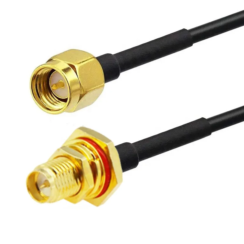 Sma Female To Umrf Male Optical Cable Rg58/50-3 Rg58 Sma Cable Ip67 Waterproof