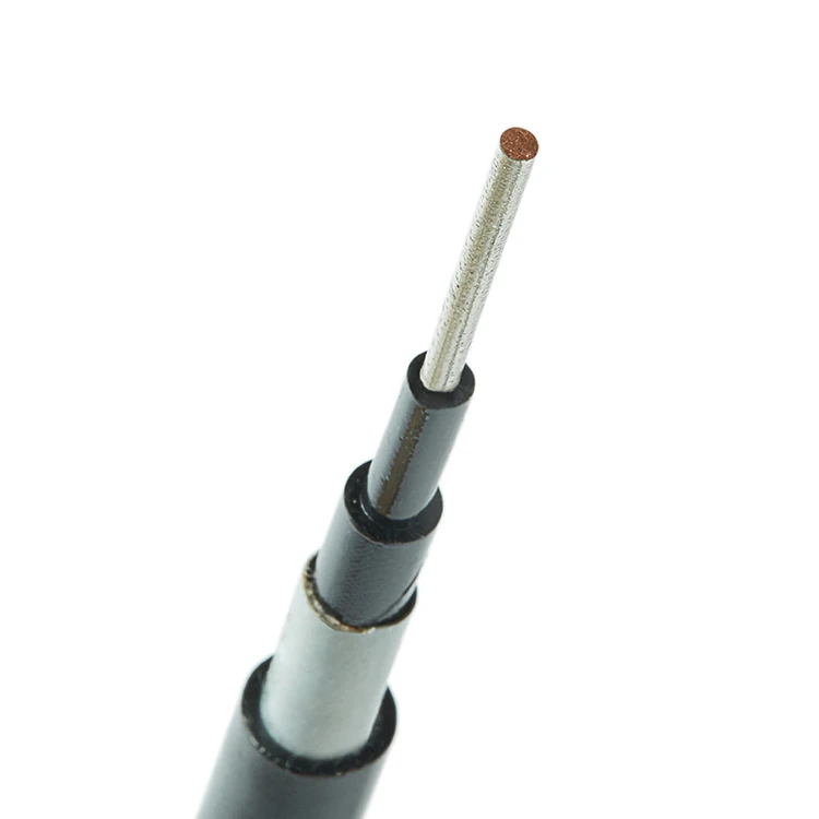 
*2.5mm2 Cable Pv1-f / DC1000V 1 PVC Tinned Copper Solar Cable Insulated Stranded Conductor Solid Black Underground 1.5mm2-35mm2 