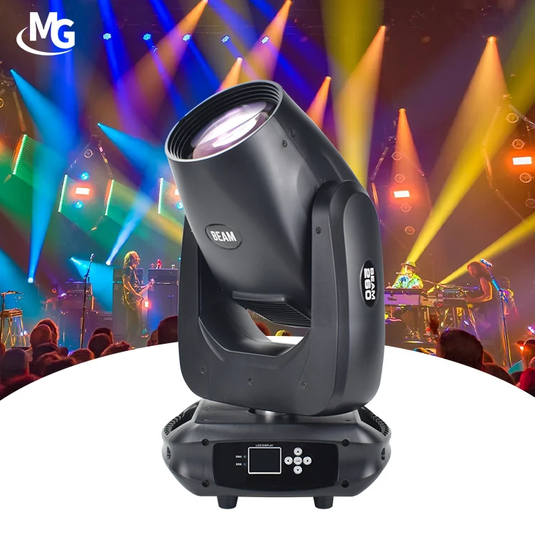 Stage lighting 260W Sharpy 260 9R DMX Beam Moving Head Light With Single Stand Stage Beam Spotlight
