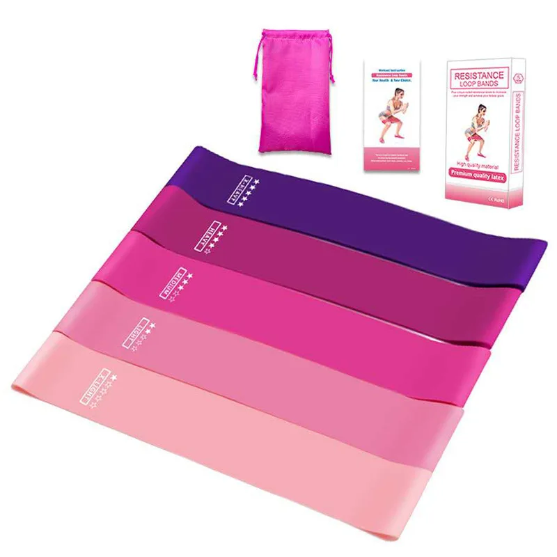 Эластичные резинки для фитнеса, латексные эластичные ленты с индивидуальным логотипом, для тренировок в тренажерном зале