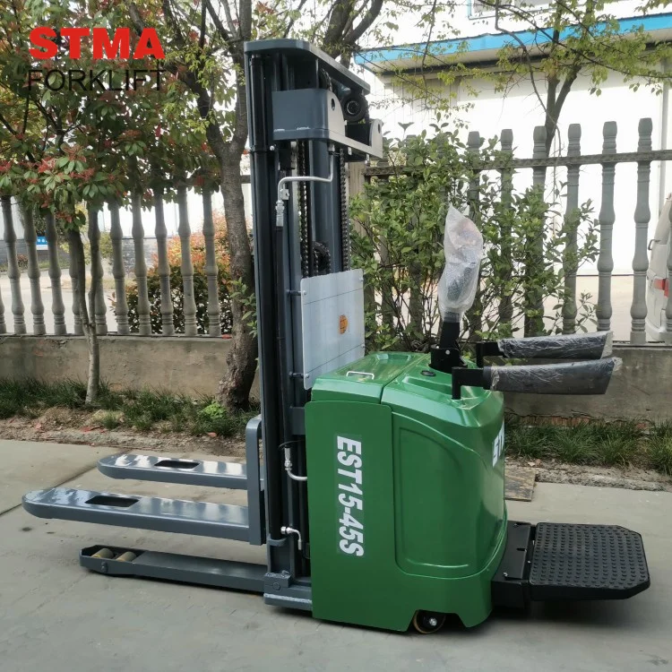 STMA brand 2ton 4000mm electric stacker china new electric pallet jack with USA curtis controls