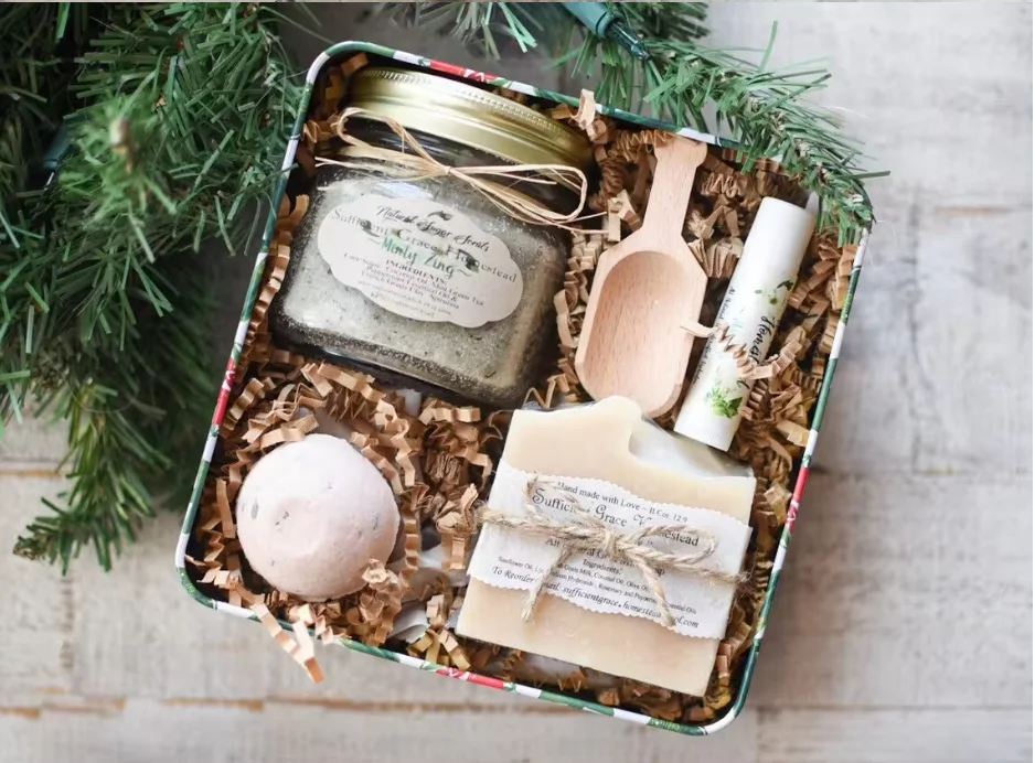 Vegan Private Label Bath Sets Natural Sea Salts Bombs Candles Skin Lightening Scrub Bath Gift Set
