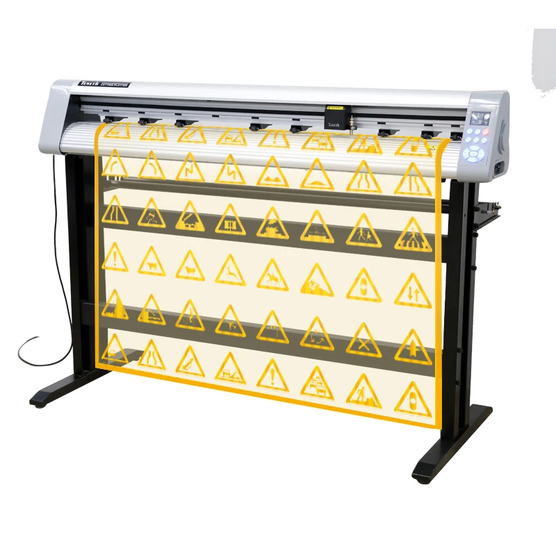 Wholesale Teneth Reflective Film Graphtec Cutting Plotter Machine Automatic Contour Cutter For Advertising And Factory Use