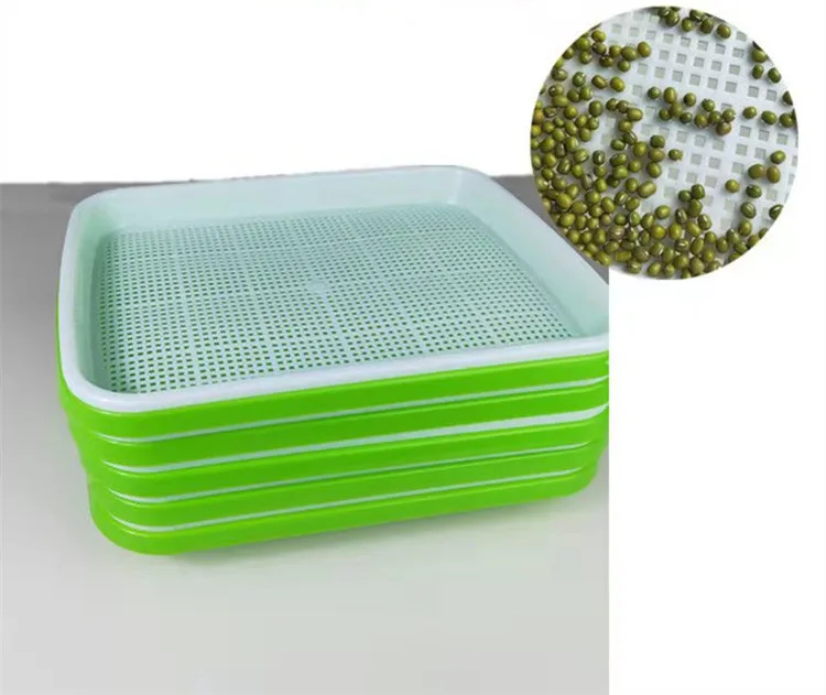 
Plastic seedling tray PP double bean sprouts seed tray biodegradable seed tray 