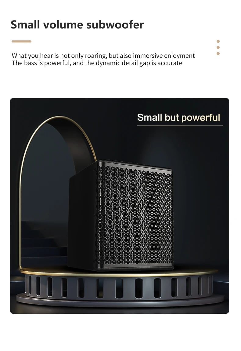 S110 PA Audio Sound Equipment 300W Bar Subwoofer 8 Ohm 10 inch Professional Subwoofer