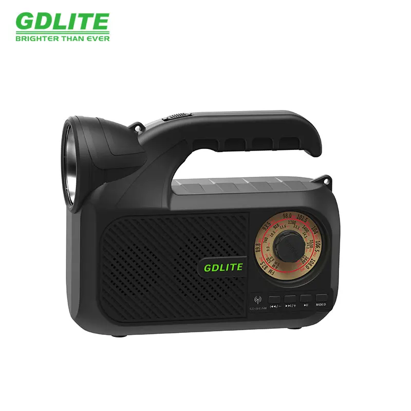 GD8017A Mini Power Solar System Rechargeable Portable Energy Power Home Generator with Speaker