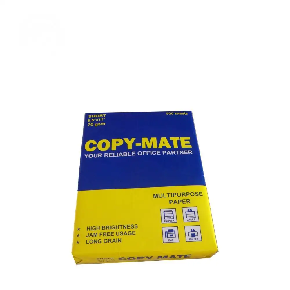 Letter Size 8.5x11 copy paper 75gsm high quality,70 80GSM Roll Copy Base Paper for cutting a4 ,a3 , letter ,legal size office pa