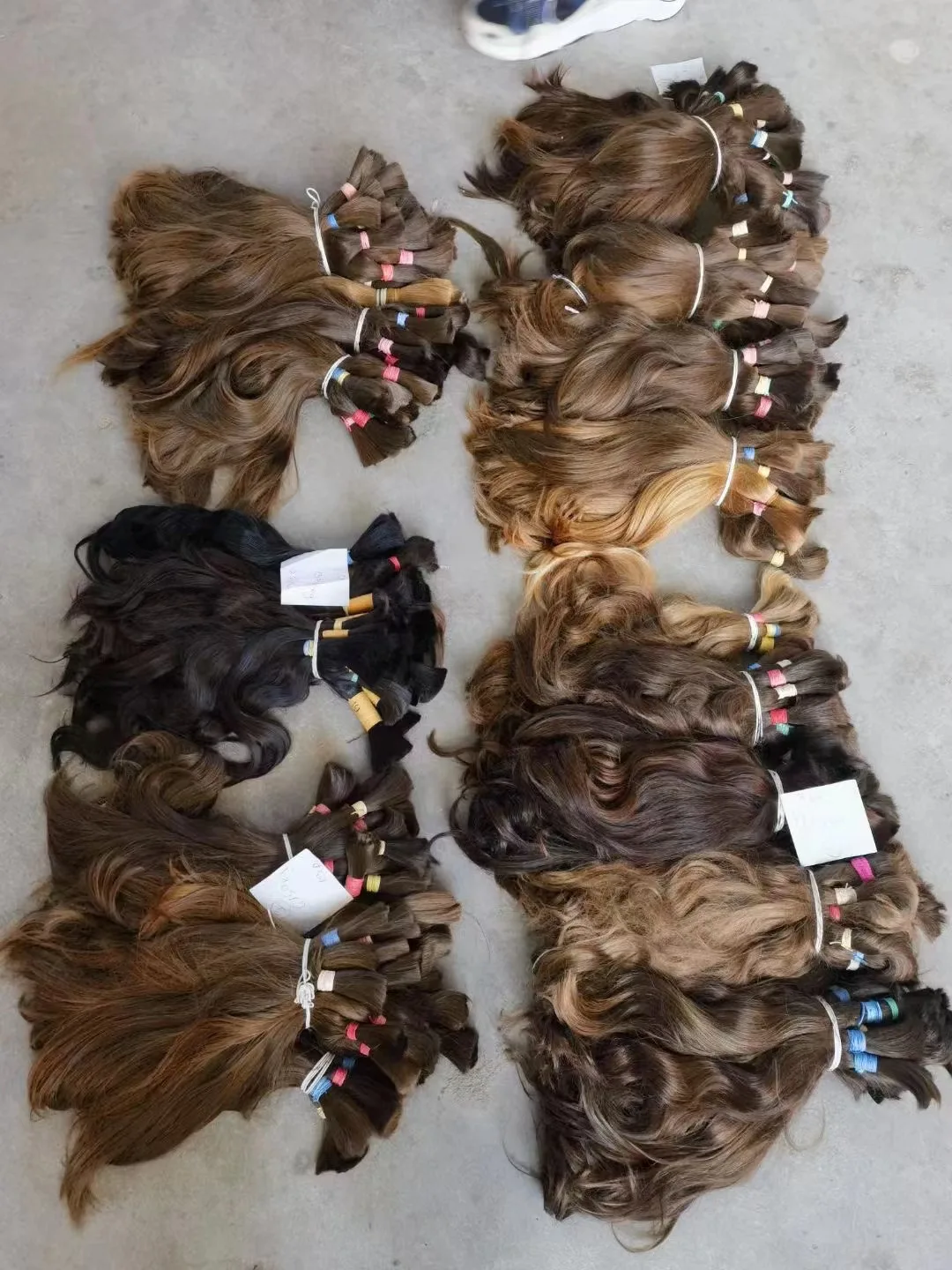 100% Russia hair bulk for you to make hair products