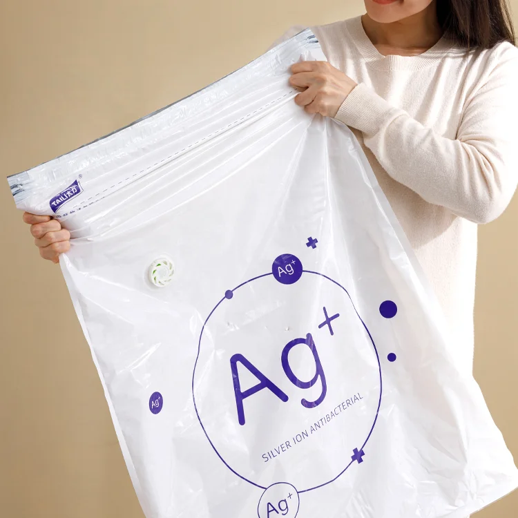 TAILI Dsustproof Antibacterial Vacuum Space Saver Storage Bag Clothing Vacuum Storage Bag for clothes