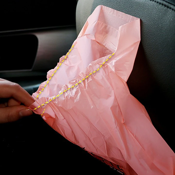 Custom Compostablr Biodegradable Plastic Car Trash Bag car garbage bags for car