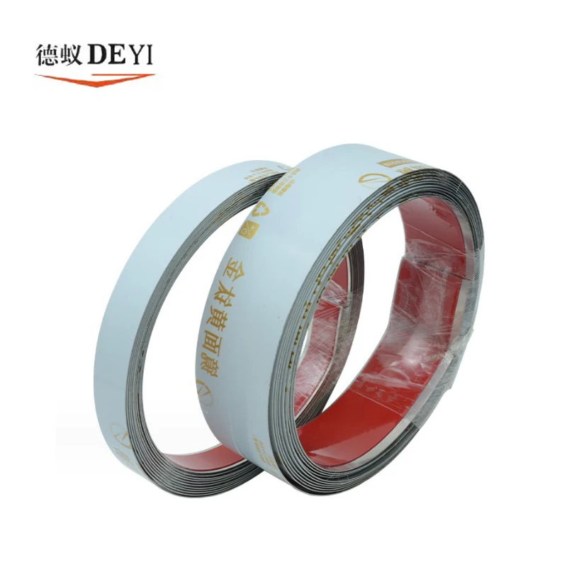 Titanium stainless steel flat decorative strips, background wall frames, edged ceilings, edging metal mirrors, self-adhesive