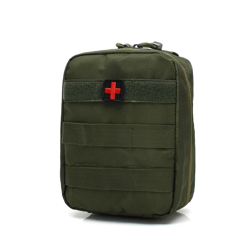 Ready to ship medical IFAK pouch Olive green molle pouch 900D polyester wholesale first aid kit pouch for emergency aid