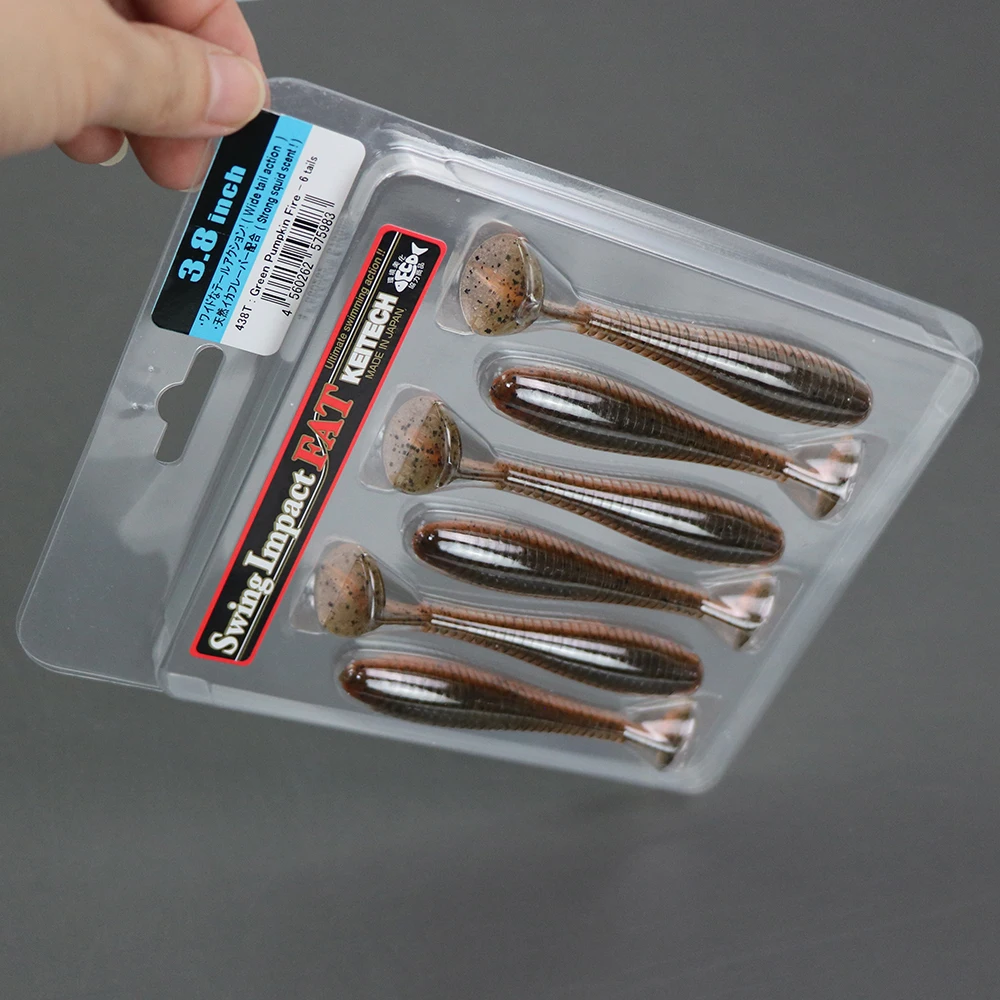 Custom Clear PVC Soft Plastic Fishing Lure Box Blister Packaging for Fishing Lures