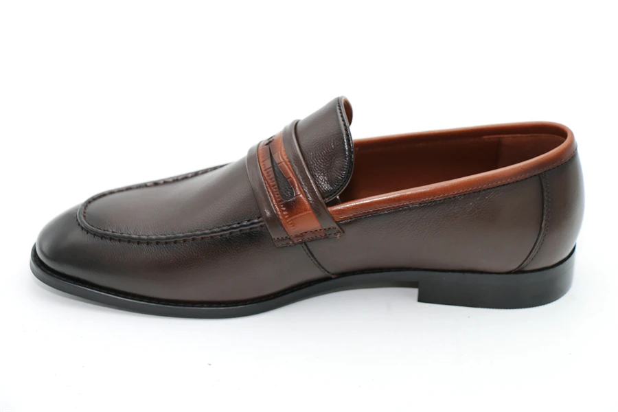 LANCI shoes manufacturer company genuine leather designer luxury men custom logo formal dress loafer shoes