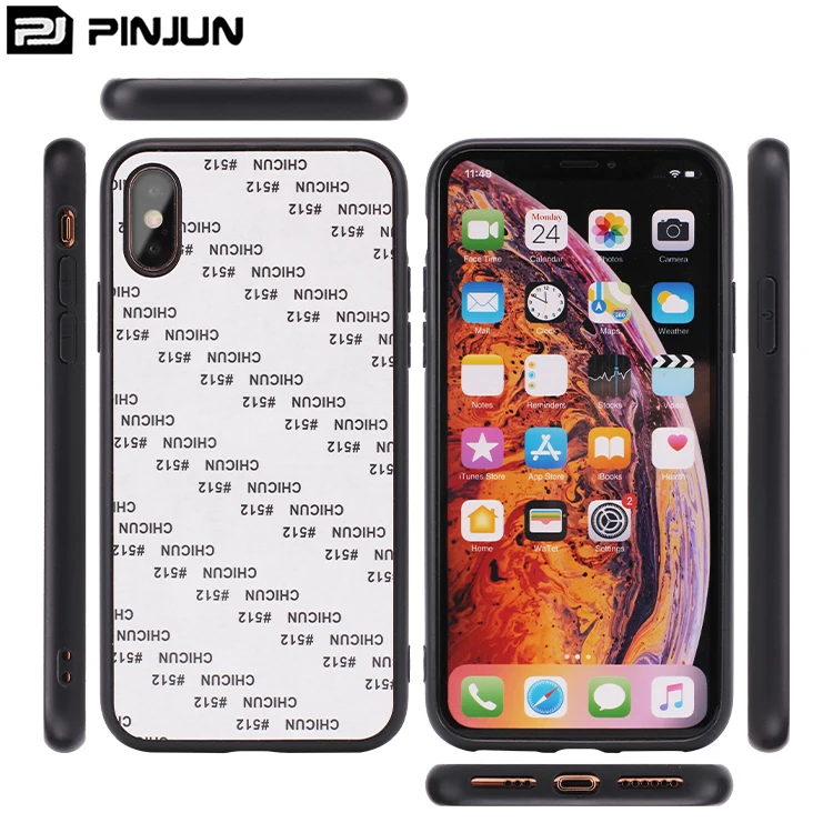  Обложка для iPhone X/XS Max 11 12 Mini Pro корпуса обрабатываемый 2D чистый материал DIY печать термоперенос сублимация чехлы