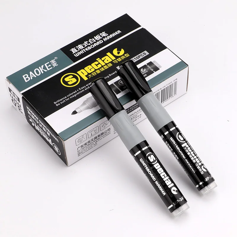 Dust-free whiteboard marker water pen erasable white board marker refill ink