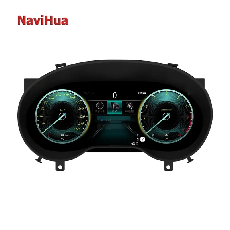 Новое поступление ЖК-панель для приборной панели NaviHua цифровой кластер автомобиля спидометр виртуальной кабины панель спидометра Benz A Class/CLA/GLA